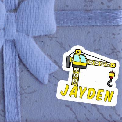 Jayden Sticker Tower Crane Notebook Image