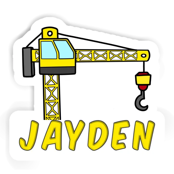 Jayden Sticker Tower Crane Laptop Image