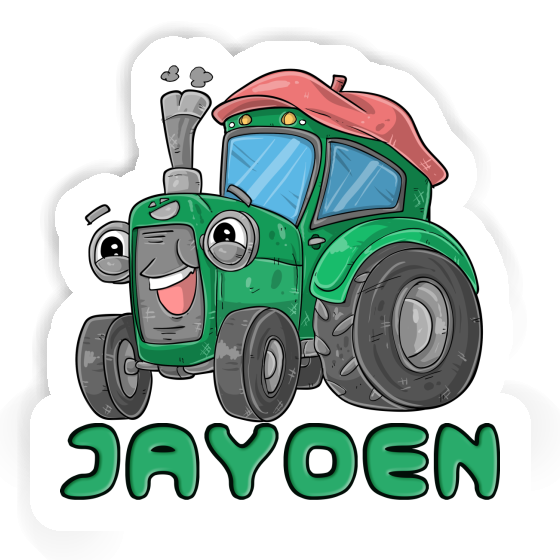 Jayden Sticker Tractor Laptop Image