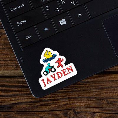 Sticker Jayden Triathlete Notebook Image