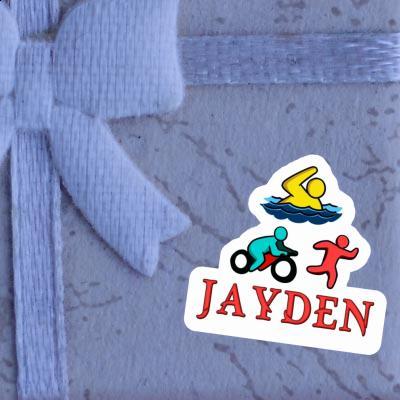 Sticker Jayden Triathlete Laptop Image