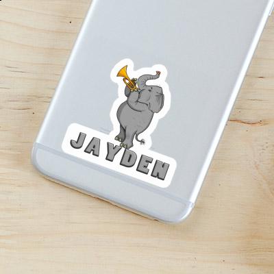 Sticker Elephant Jayden Laptop Image