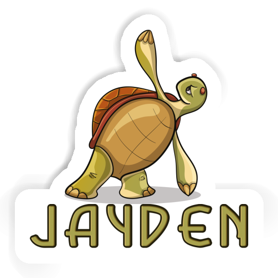 Sticker Jayden Yoga Turtle Gift package Image