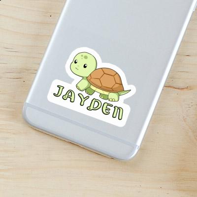 Jayden Sticker Turtle Notebook Image