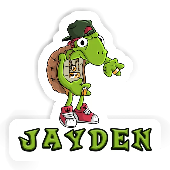 Sticker Jayden Hip Hop Turtle Gift package Image