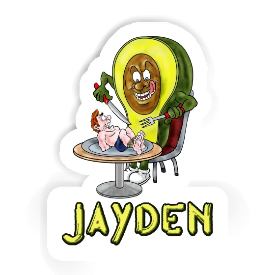 Sticker Avocado Jayden Gift package Image