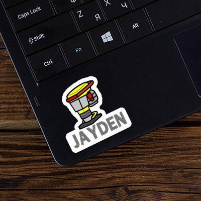 Vibrationsstampfer Sticker Jayden Notebook Image