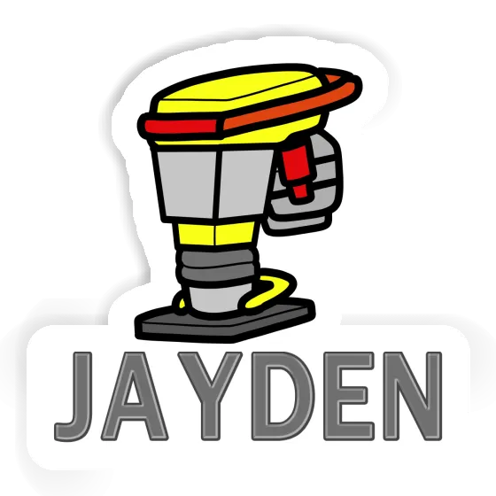 Jayden Sticker Vibratory Rammer Notebook Image