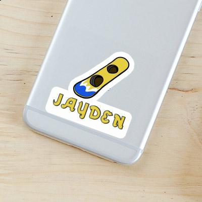 Sticker Wakeboard Jayden Notebook Image