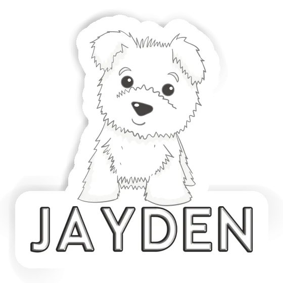 Sticker Terrier Jayden Notebook Image