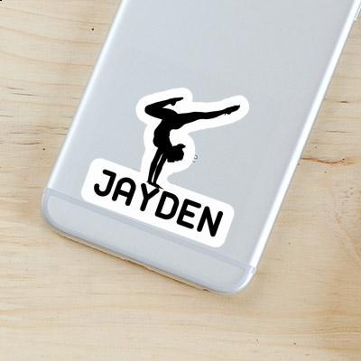 Sticker Jayden Yoga Woman Image