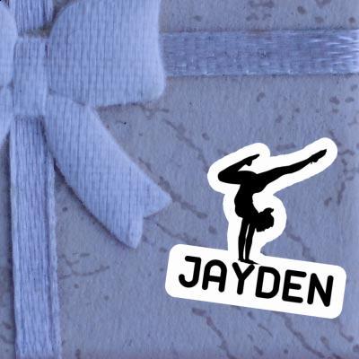 Sticker Jayden Yoga Woman Notebook Image