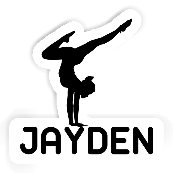 Sticker Jayden Yoga Woman Gift package Image