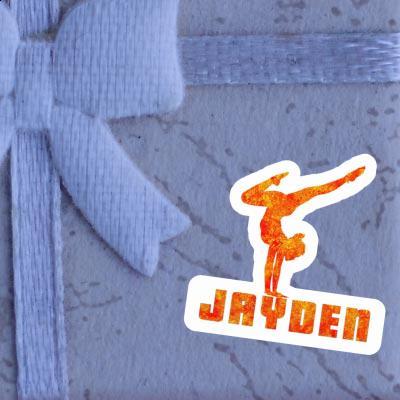 Yoga Woman Sticker Jayden Gift package Image