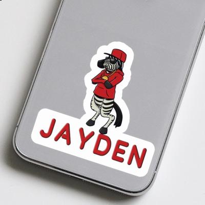 Autocollant Jayden Zebra Gift package Image