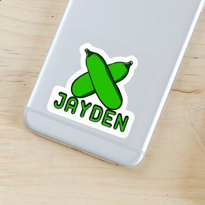 Sticker Jayden Zucchini Laptop Image