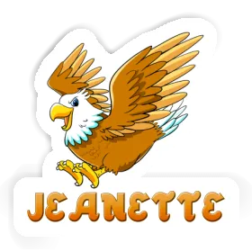 Jeanette Sticker Eagle Image