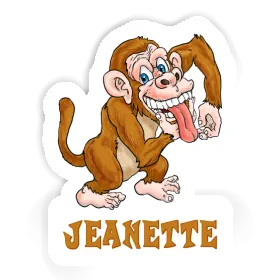 Jeanette Sticker Gorilla Image