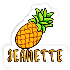 Sticker Pineapple Jeanette Image