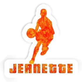 Sticker Jeanette Basketball Player Image