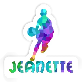 Sticker Jeanette Basketball Player Image