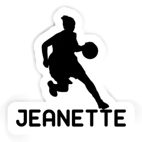 Sticker Jeanette Basketball Player Image