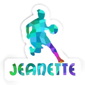 Sticker Jeanette Basketball Player Image