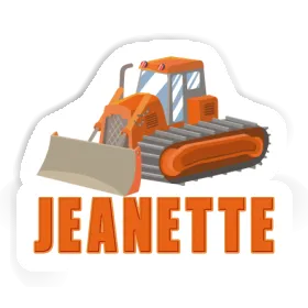 Sticker Excavator Jeanette Image