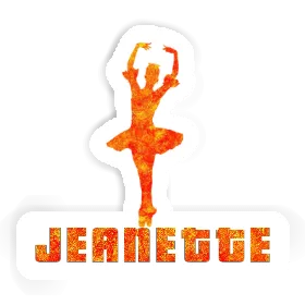 Sticker Jeanette Ballerina Image