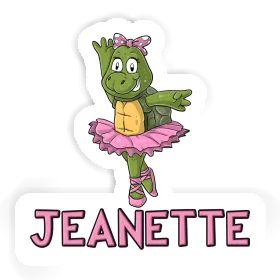 Sticker Ballerina Jeanette Image