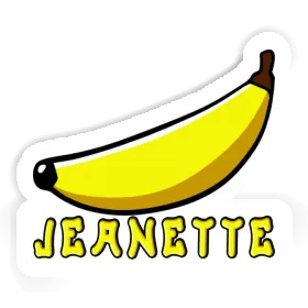 Jeanette Sticker Banana Image