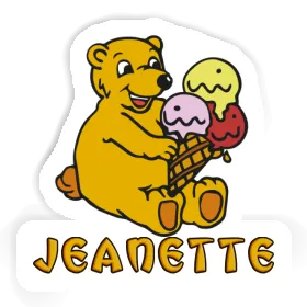 Sticker Bear Jeanette Image