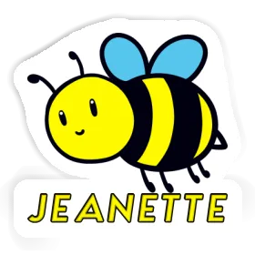 Sticker Jeanette Bee Image