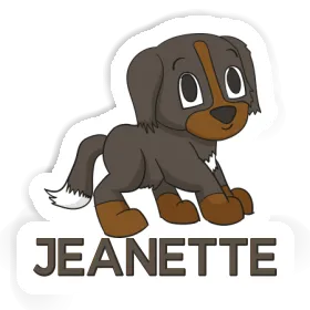 Sticker Bernese Mountain Dog Jeanette Image