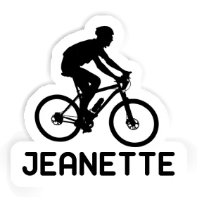 Jeanette Sticker Biker Image