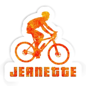 Sticker Jeanette Biker Image