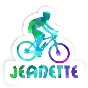 Jeanette Sticker Biker Image