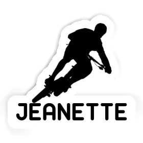 Biker Sticker Jeanette Image