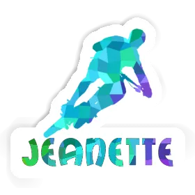 Sticker Jeanette Biker Image