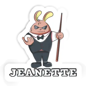 Sticker Rabbit Jeanette Image