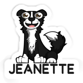 Sticker Jeanette Border Collie Image