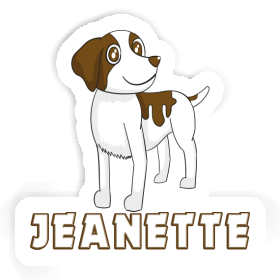 Brittany Spaniel Sticker Jeanette Image