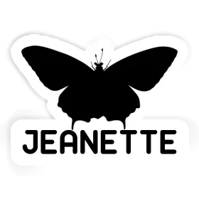 Sticker Jeanette Butterfly Image