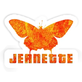 Sticker Jeanette Butterfly Image