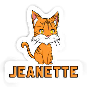 Sticker Jeanette Kitten Image