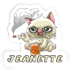 Jeanette Sticker Bad Cat Image