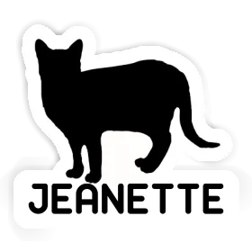 Jeanette Sticker Cat Image