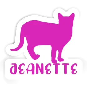 Jeanette Sticker Cat Image