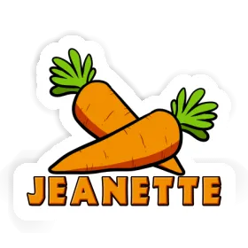 Carrot Sticker Jeanette Image