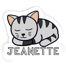 Jeanette Sticker Cat Image